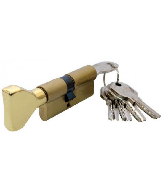 Цилиндр Iseo 885930607.85 латунь плоский / ручной с анти высверливание - Фото№1