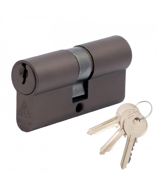 Цилиндр Cortellezzi Primo 116 30x30 ключ/ключ титан коричневый - Фото№1