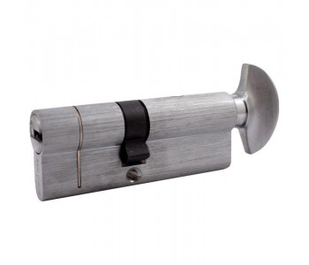 Цилиндр Buonellе B10CQ5030SCX6 50/30 мм ключ/шток, 5 ключей + 1 монтажный ключ, хром матовый