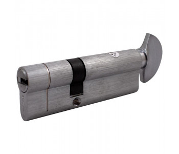 Цилиндр Buonellе B10CQ5030SCX6 50/30 мм ключ/шток, 5 ключей + 1 монтажный ключ, хром матовый