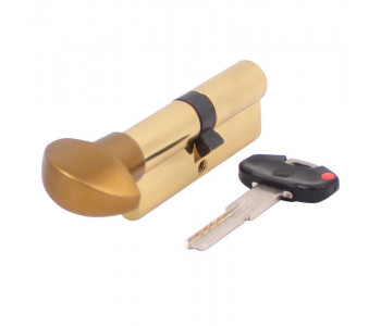 Цилиндр Securemme 3200QCS30451X5 К2 30/45 мм 5кл+1 монтажный ключ, со штоком, мат