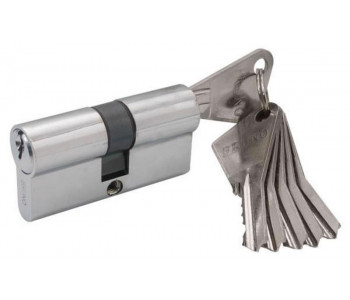 Цилиндр "ВРУНО" 35/35мм Z лаз 70мм 5 кл повор. хром