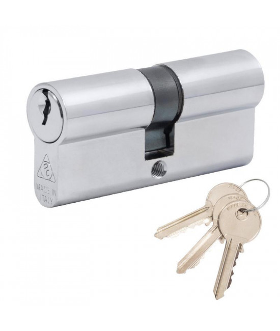 Цилиндр Cortellezzi Primo 116 35x35 ключ/ключ хром - Фото№1