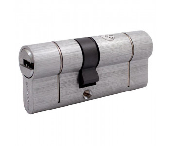 Цилиндр Buonellе B10CQ5030SCX6 50/30 мм ключ/шток, 5 ключей + 1 монтажный ключ, хром матовый