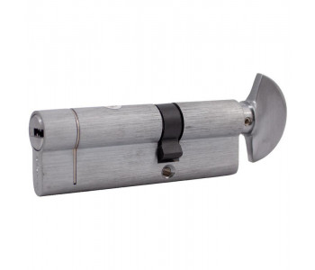 Цилиндр Buonellе B10CQ5030SCX6 50/30 мм ключ/шток, 5 ключей + 1 монтажный ключ, хром матовый