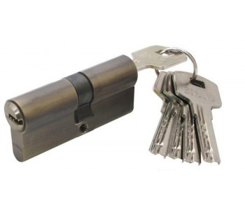 Цилиндр "ВРУНО" 35/35мм Z лаз 70мм 5 кл повор. хром