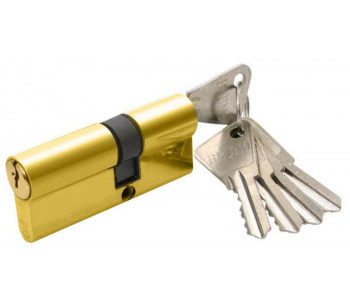 Цилиндр "ВРУНО" 35/35мм Z лаз 70мм 5 кл повор. хром