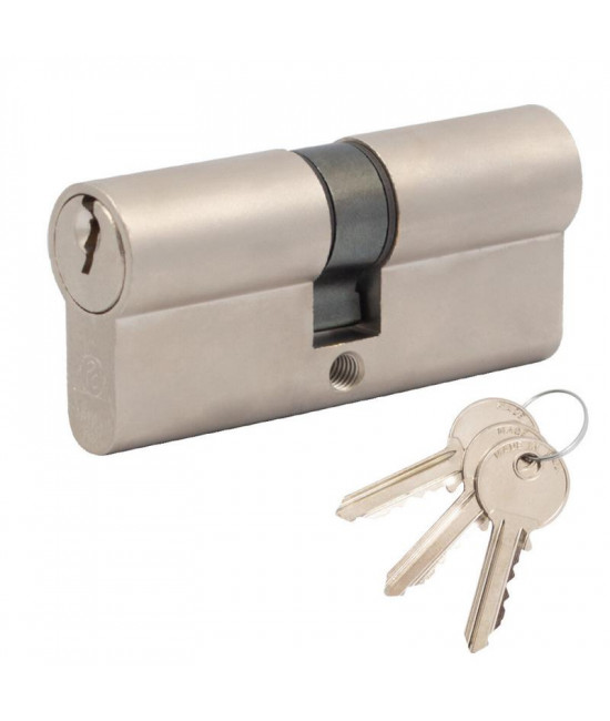 Цилиндр Cortellezzi Primo 116 35x35 ключ/ключ мат никель - Фото№1