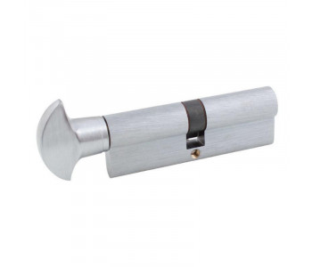 Цилиндр Securemme 3200QCS30451X5 К2 30/45 мм 5кл+1 монтажный ключ, со штоком, мат