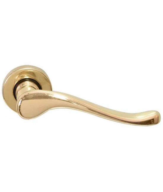 Дверна ручка STV Asla полірована латунь R ключ (5275) - Фото№1