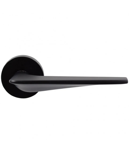 Дверная ручка на розетке RDA Tucanо R ф/с черный матовый - Фото№1