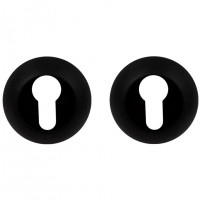 Накладка дверная под цилиндр Comit CMRY-59 R матовый черный