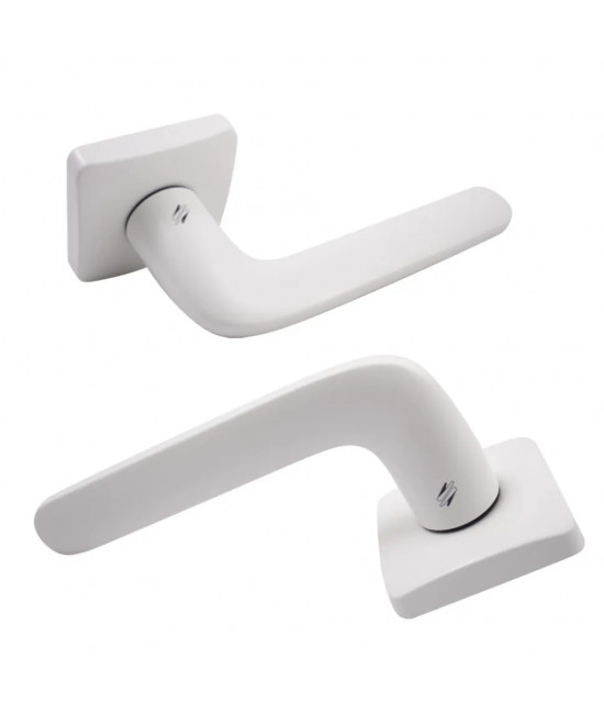 Дверная ручка Colombo Design RoboquattroS ID 51 матовый белый (47058) - Фото№1