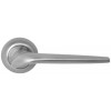 Дверная ручка Firenze Luxury Linda матовый хром R ф/з (33121) - Фото№2