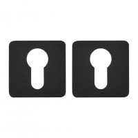 Накладка M&T 47x47 Minimal Cr-K черный брошированный кл