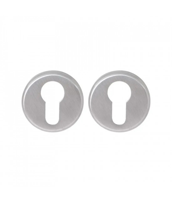 Накладка під ключ Olivari R в кольорі матовий хром (1650) - Фото№1