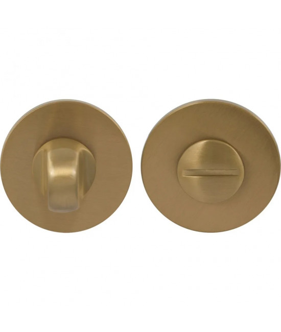 Дверная накладка под WC Mandelli (S61-114/RFV) Ande латунь матовая - Фото№1