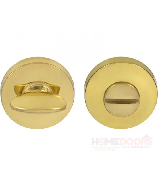 Дверная накладка под WC Mandelli Kea, Duo, Riflesso латунь полированная - Фото№1