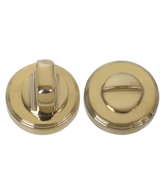 Дверная накладка WC Colombo Design CD 79 BZG полированная латунь (Piuma) (4721) - Фото№1