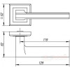 Ручка на квадратній розетці TRION DECCO 74 AL-AL BNB-D/NP - Фото№3