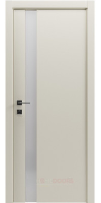 RODOS Loft Porto 2 полустекло - RAL 9010