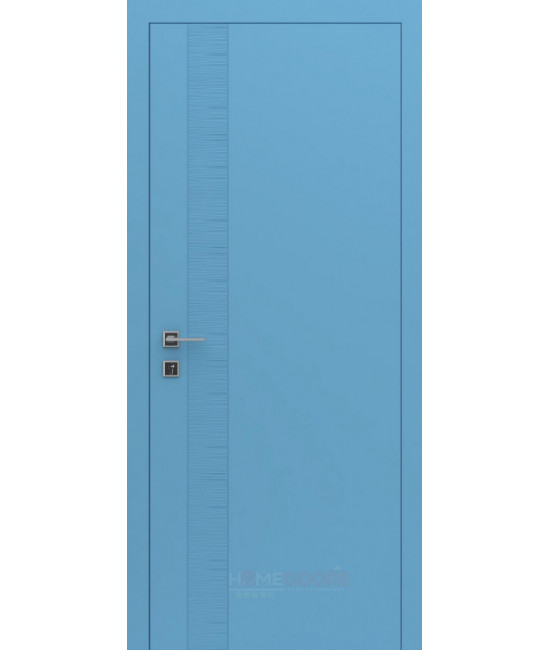 Межкомнатные двери Loft Wave V глухое - RAL 5024 - Фото№1