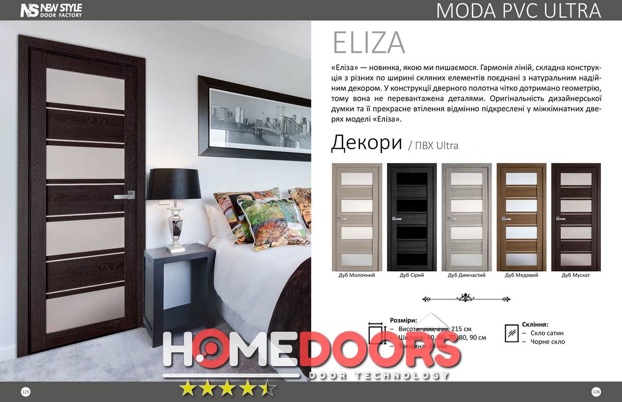 Каталог дверей фабрики новий стиль