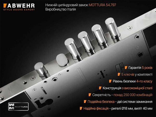 Двухсистемный замок MOTTURA54797