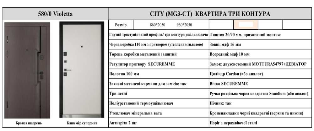 ABWEHR - 580/0 Violetta CITY (MG3-CT)